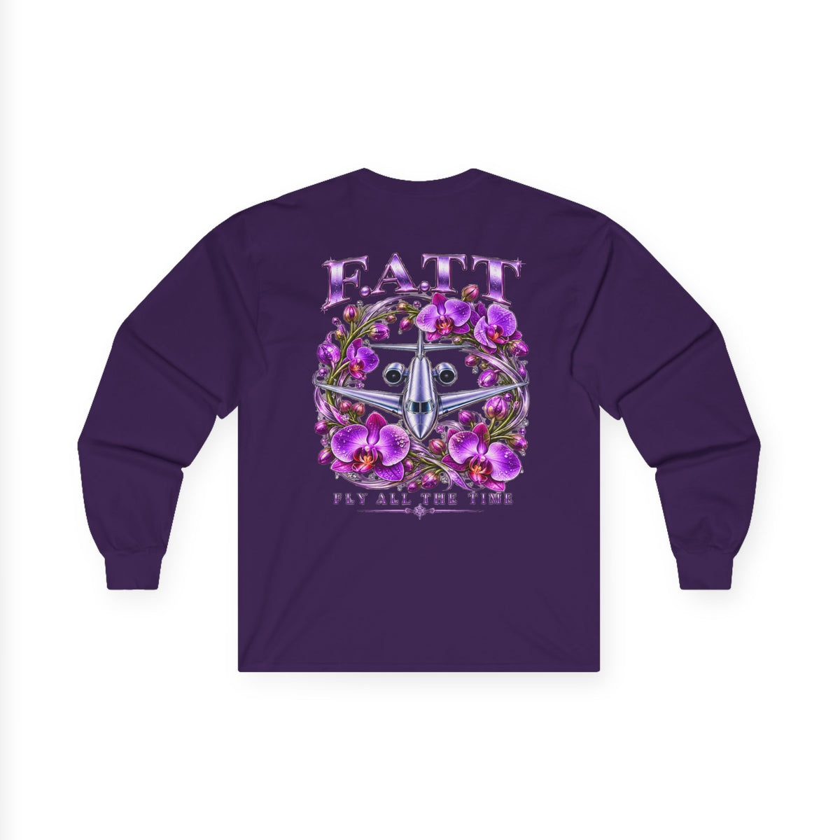 F.A.T.T Women’s Purple Orchid Graphic Long Sleeve