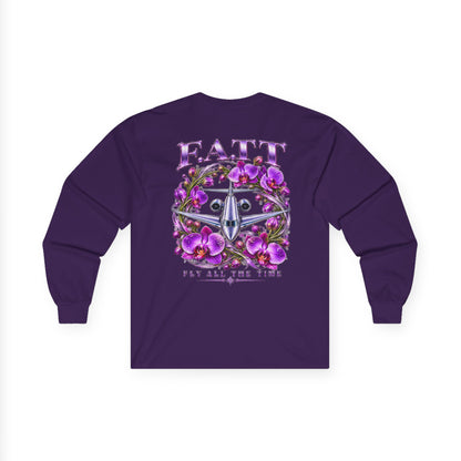 F.A.T.T Women’s Purple Orchid Graphic Long Sleeve