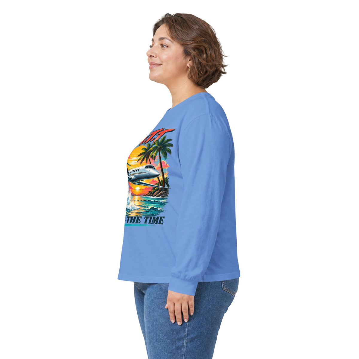 F.A.T.T Tropical Coastal Flight Graphic Long Sleeve