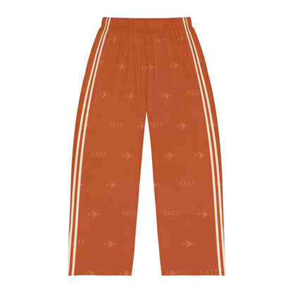 F.A.T.T Men's Flight Lounge Pants — Burnt Orange / Cream