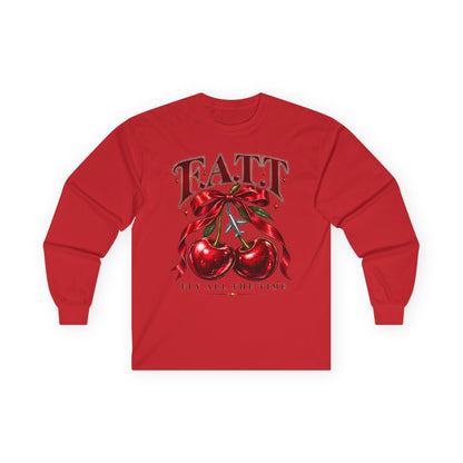 F.A.T.T Women’s Cherry Bow Graphic Long Sleeve