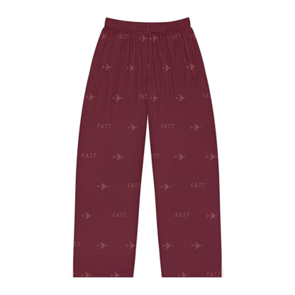 F.A.T.T Women's Flight Lounge Pants — Burgundy / Cream