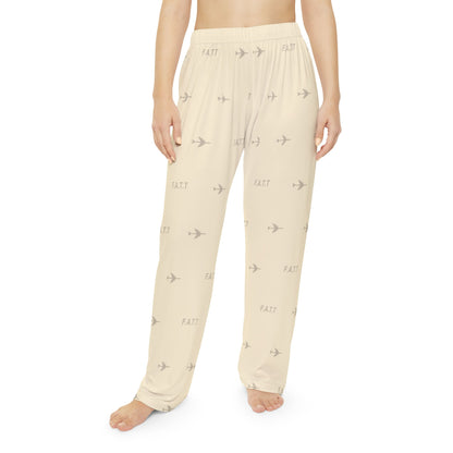 F.A.T.T Women's Flight Lounge Pants — Ivory / Black
