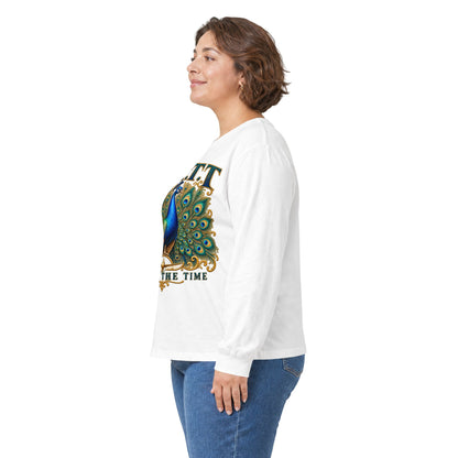 F.A.T.T Women’s Peacock Gold Graphic Long Sleeve