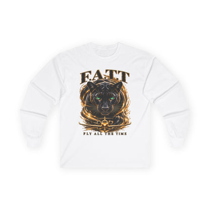 F.A.T.T Women’s Black Panther Graphic Long Sleeve