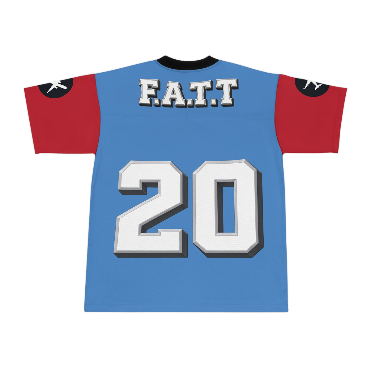 F.A.T.T #20 Football Jersey — Tennessee | Light Blue / Red