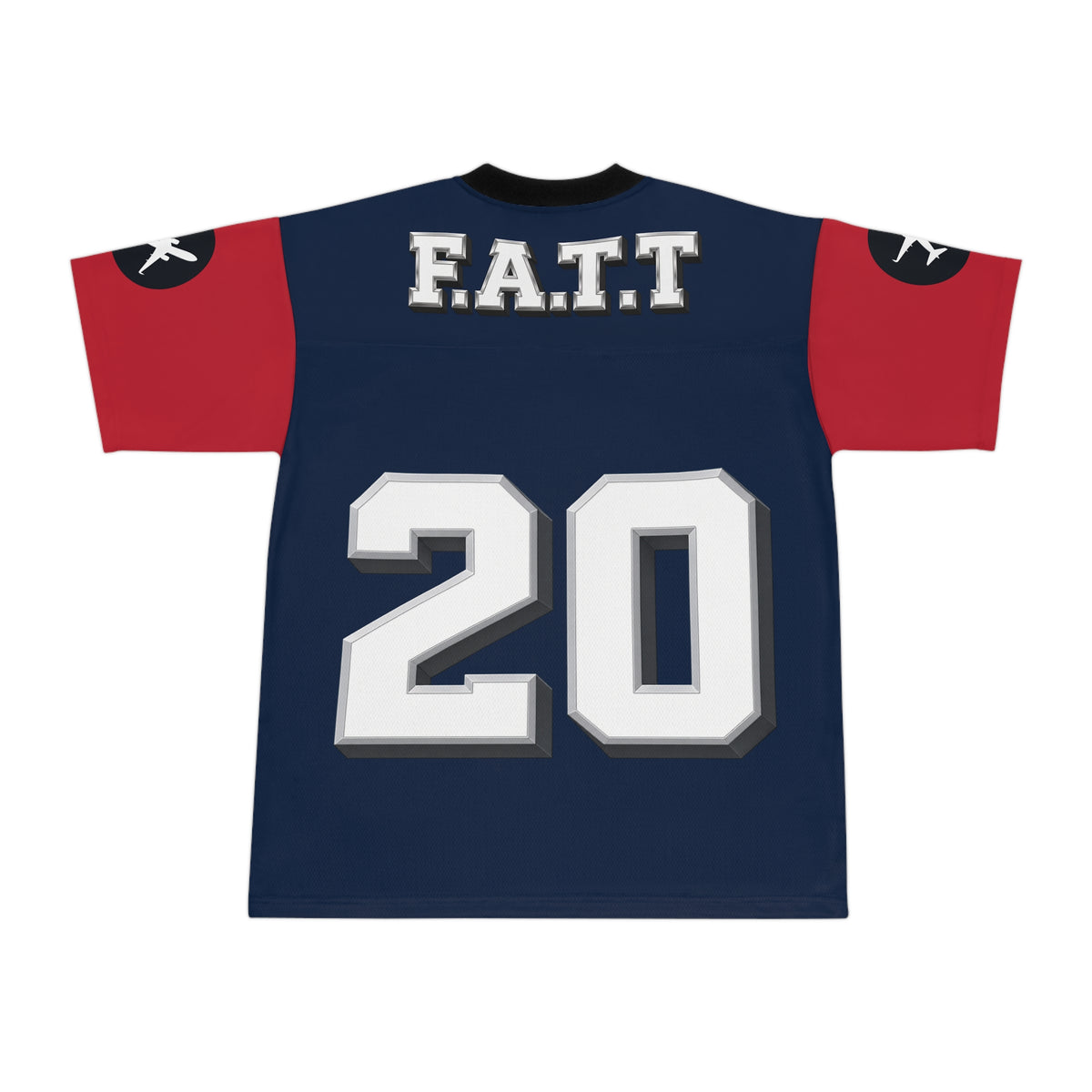 F.A.T.T #20 Football Jersey — New England | Navy / Red
