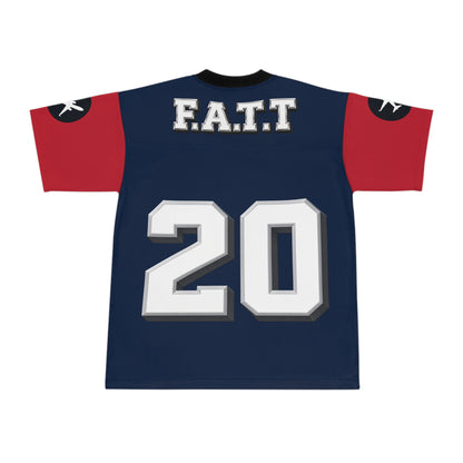 F.A.T.T #20 Football Jersey — New England | Navy / Red