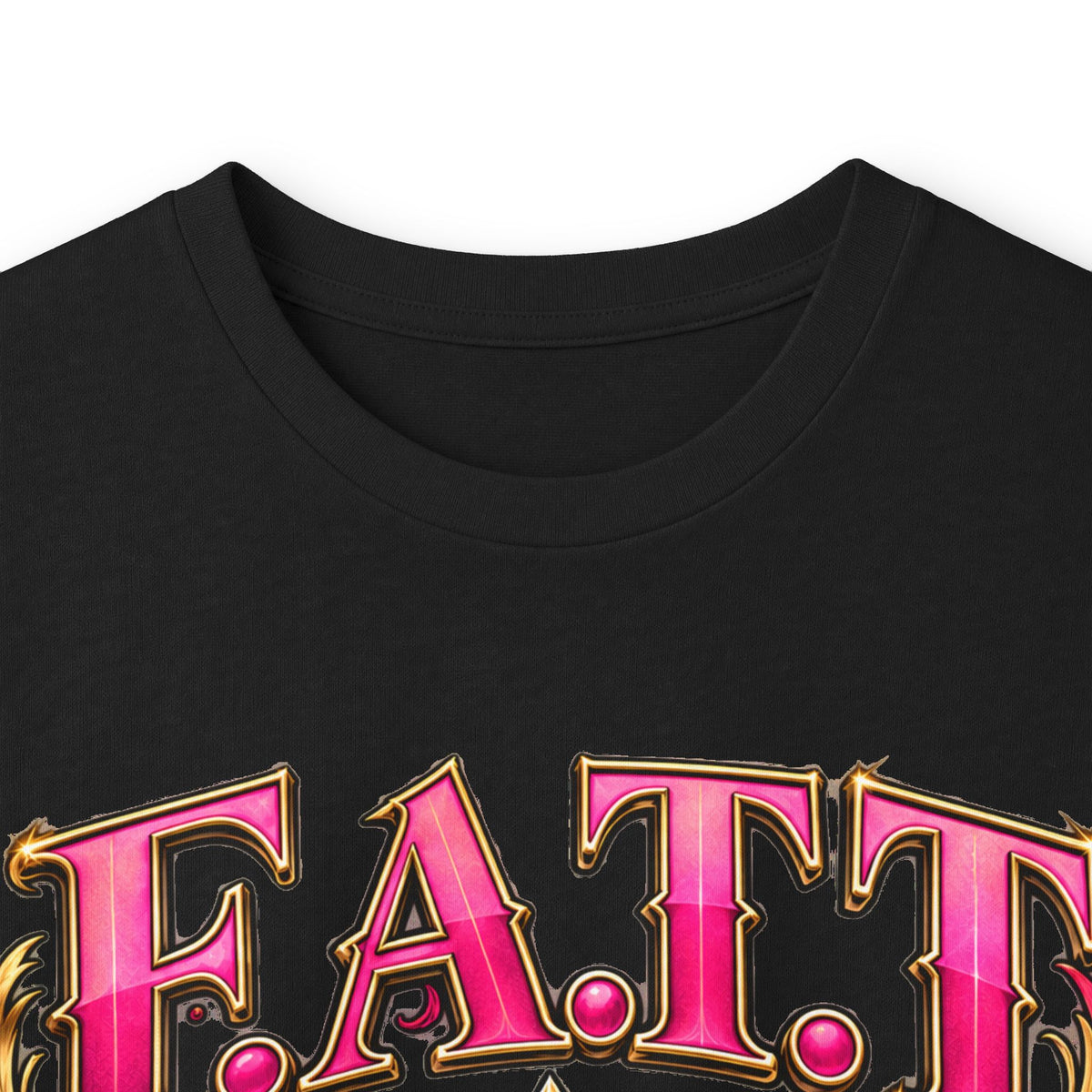 F.A.T.T Women’s Pink & Gold Crown Graphic Long Sleeve