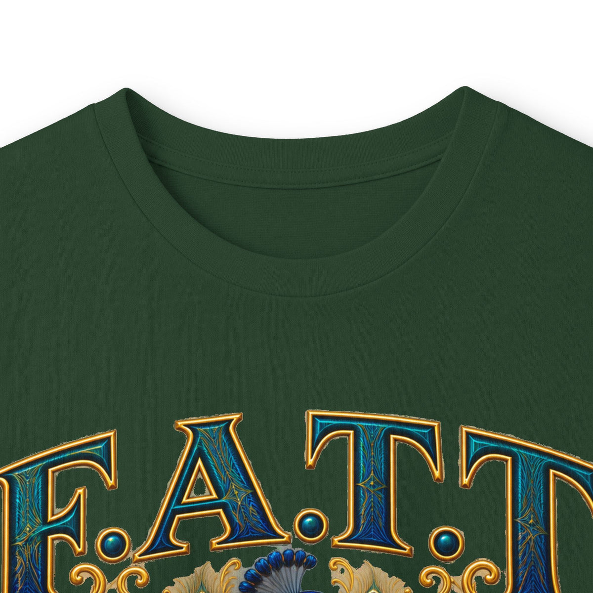 F.A.T.T Women’s Peacock Gold Graphic Long Sleeve