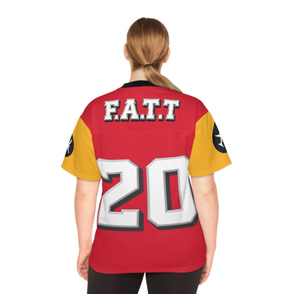 F.A.T.T #20 Football Jersey — Kansas City | Red / Gold