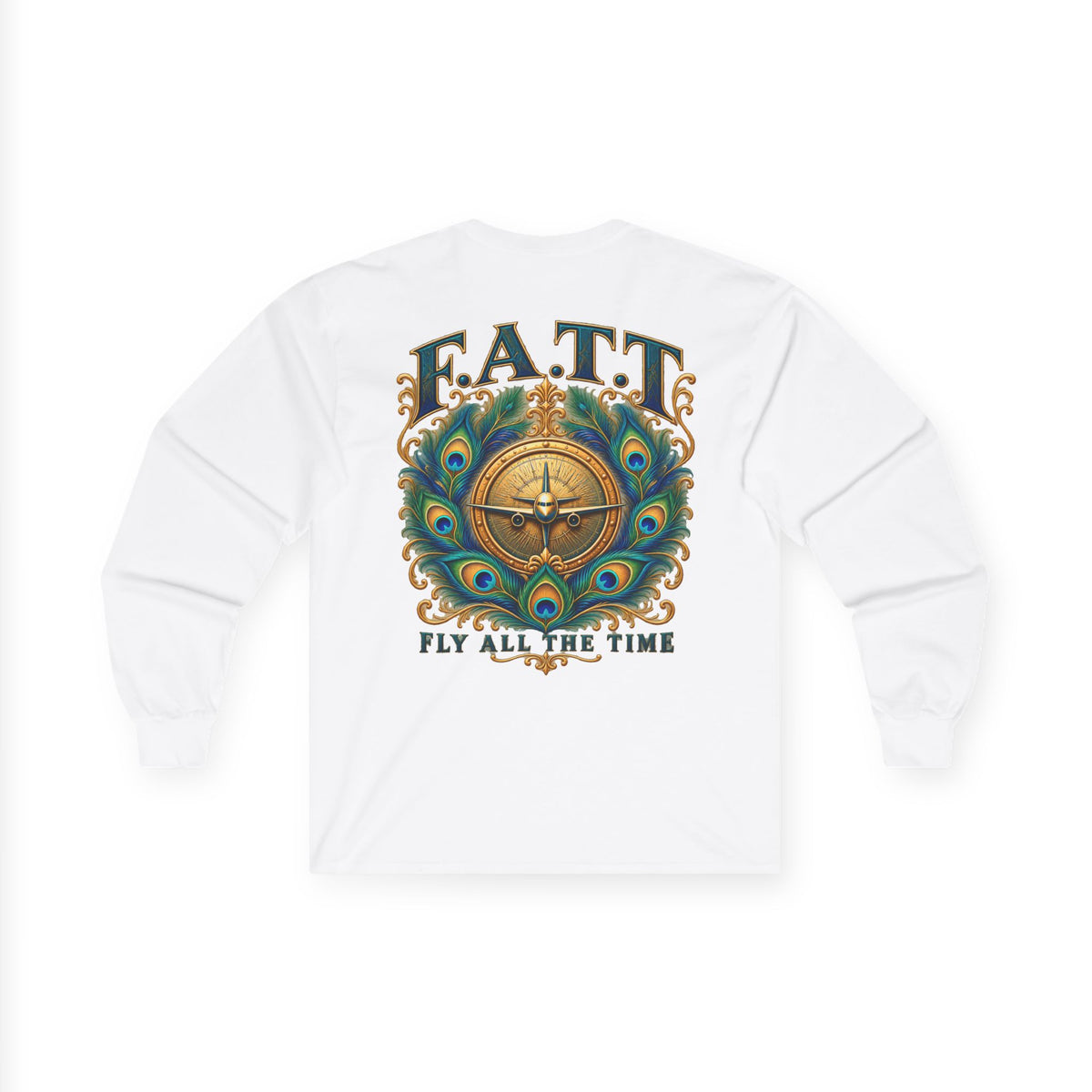 F.A.T.T Women’s Peacock Gold Graphic Long Sleeve