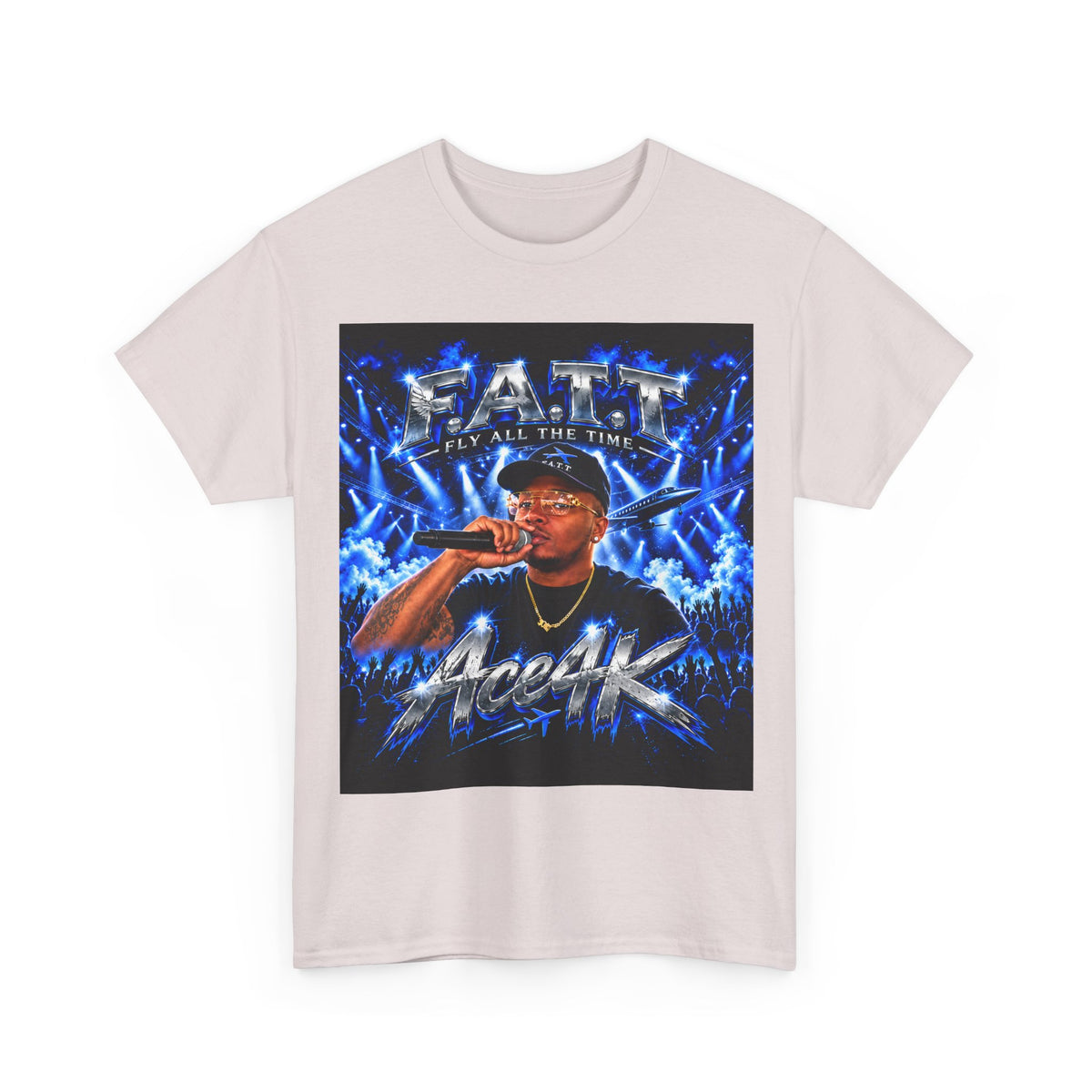 F.A.T.T Ace4K Graphic Tee — Matching Colors | 15×17 Front + Back