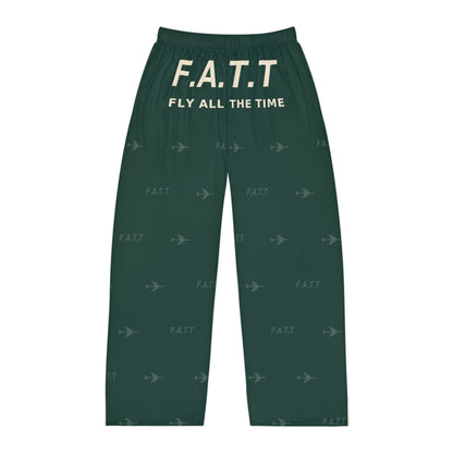 F.A.T.T Men's Flight Lounge Pants — Forest Green / Cream