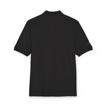 F.A.T.T Signature Embroidered Polo — Black / Gold