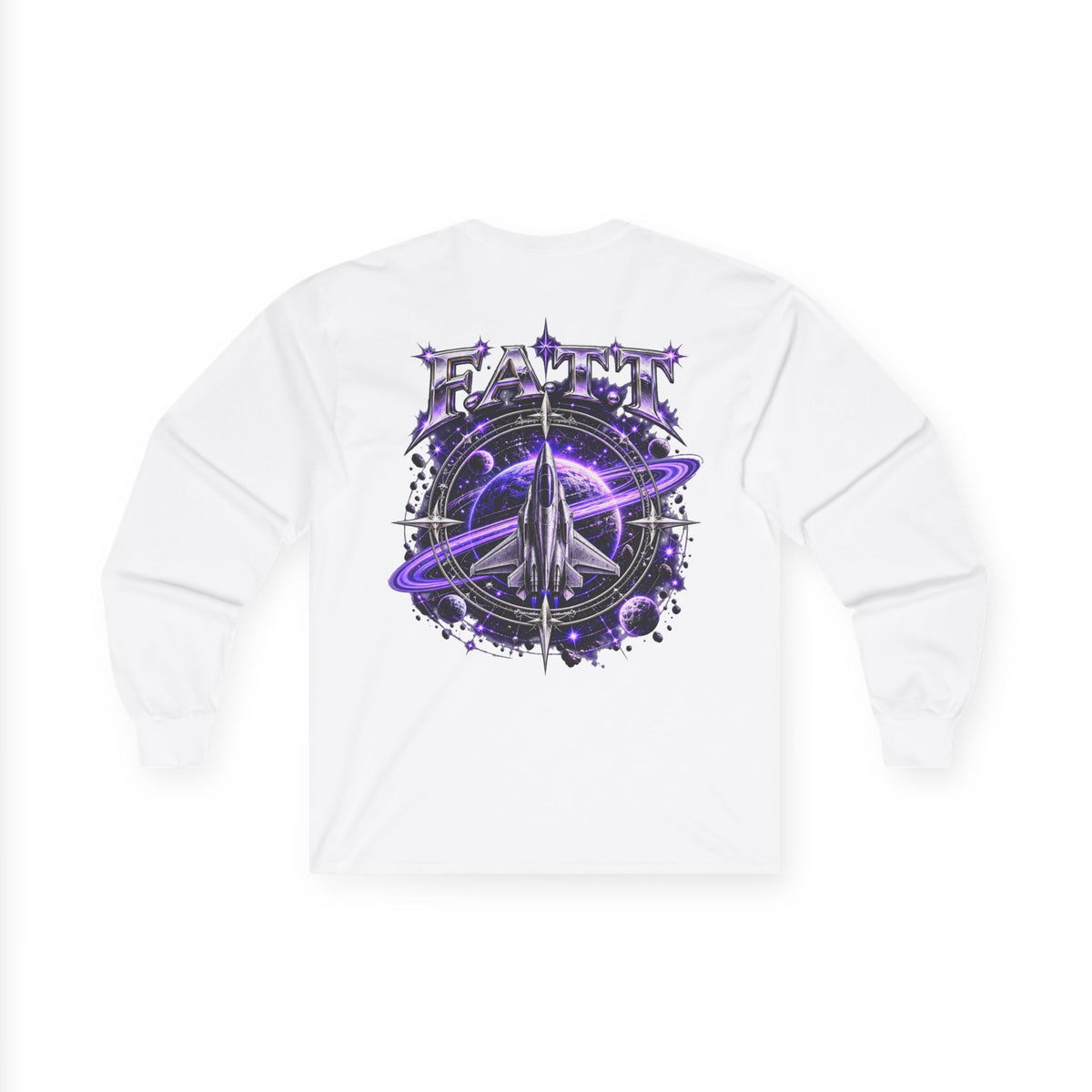 F.A.T.T Purple Space Flight Graphic Long Sleeve