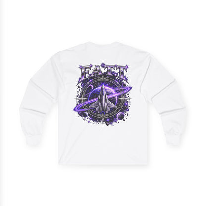 F.A.T.T Purple Space Flight Graphic Long Sleeve