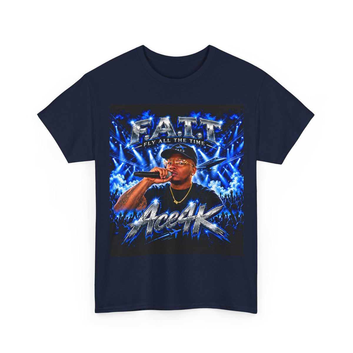 F.A.T.T Ace4K Graphic Tee — Matching Colors | 15×17 Front + Back