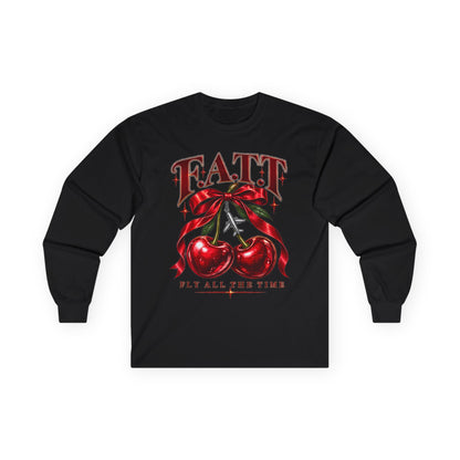 F.A.T.T Women’s Cherry Bow Graphic Long Sleeve