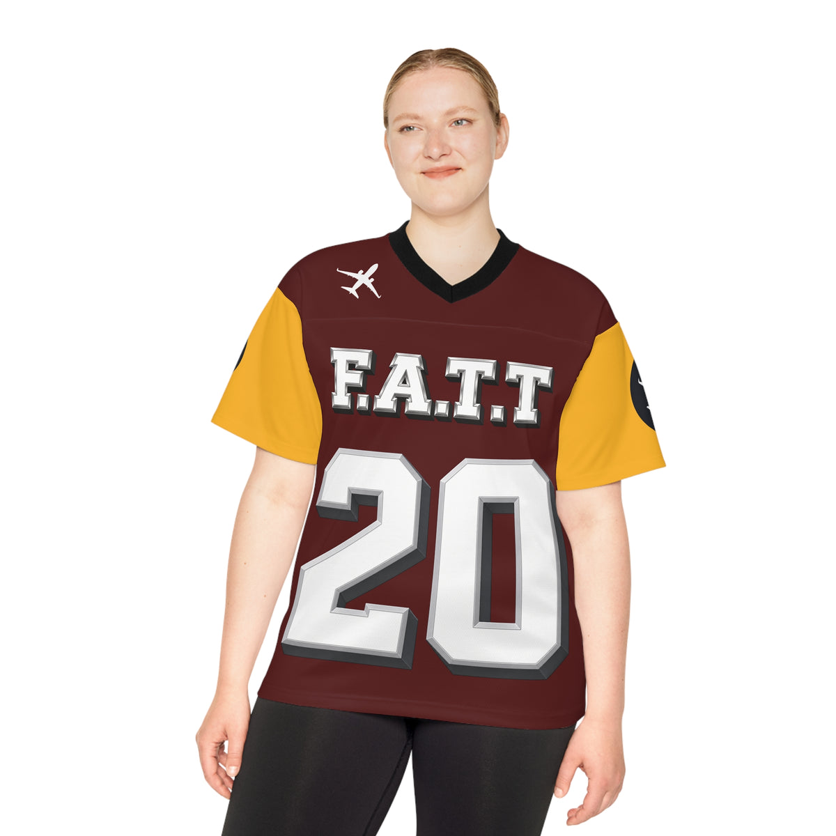 F.A.T.T #20 Football Jersey — Washington | Burgundy / Gold