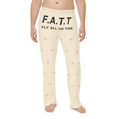 F.A.T.T Men's Flight Lounge Pants — Ivory / Black