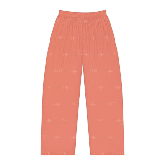 F.A.T.T Women's Flight Lounge Pants — Coral / Cream