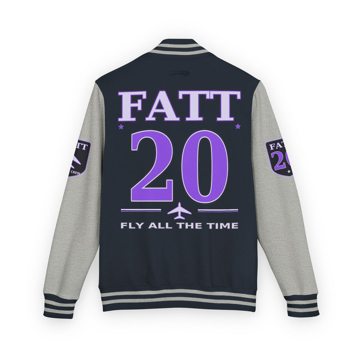 F.A.T.T Purple Space Flight #20 Varsity Jacket