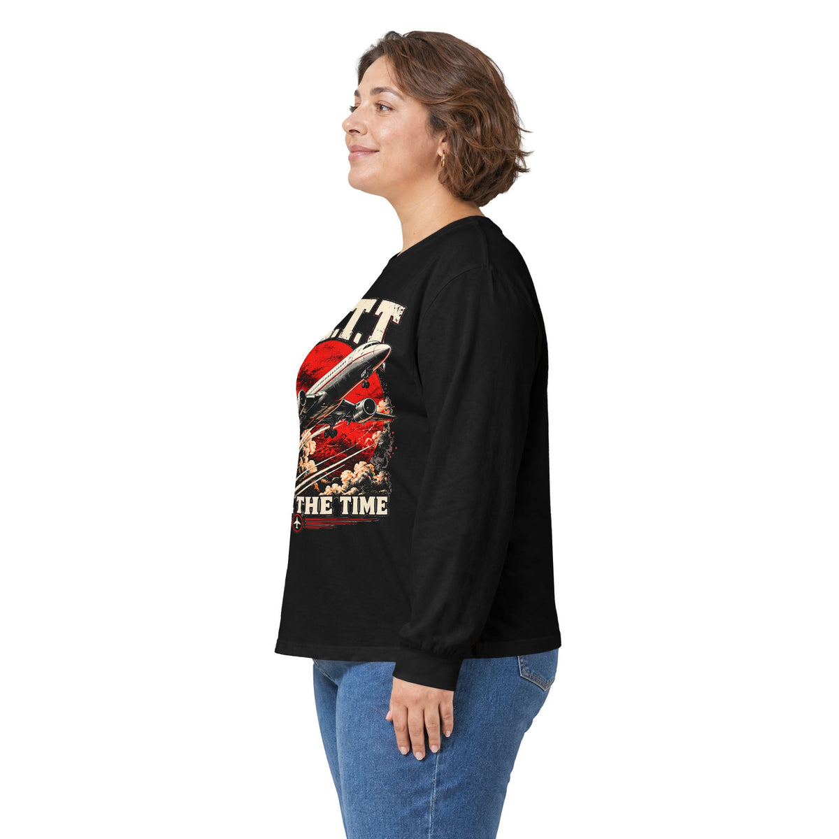 F.A.T.T Vintage Flight Graphic Long Sleeve