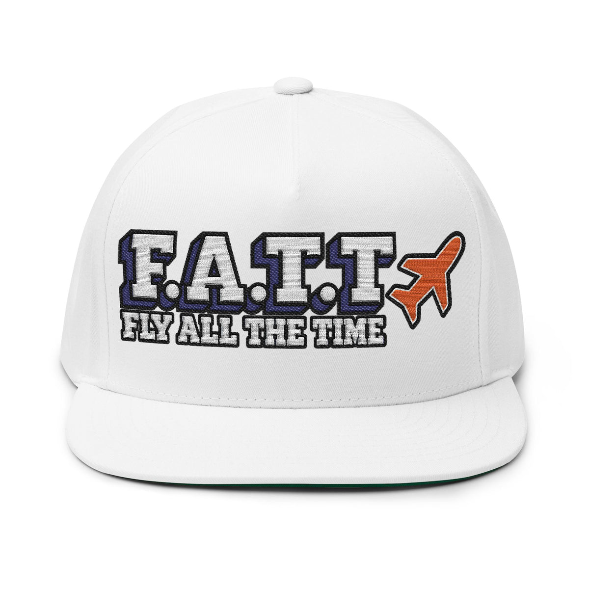 F.A.T.T Denver Jersey Matching Snapback — Navy / Orange | Cotton
