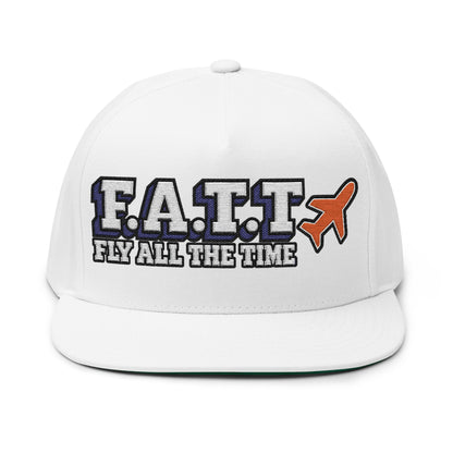F.A.T.T Denver Jersey Matching Snapback — Navy / Orange | Cotton