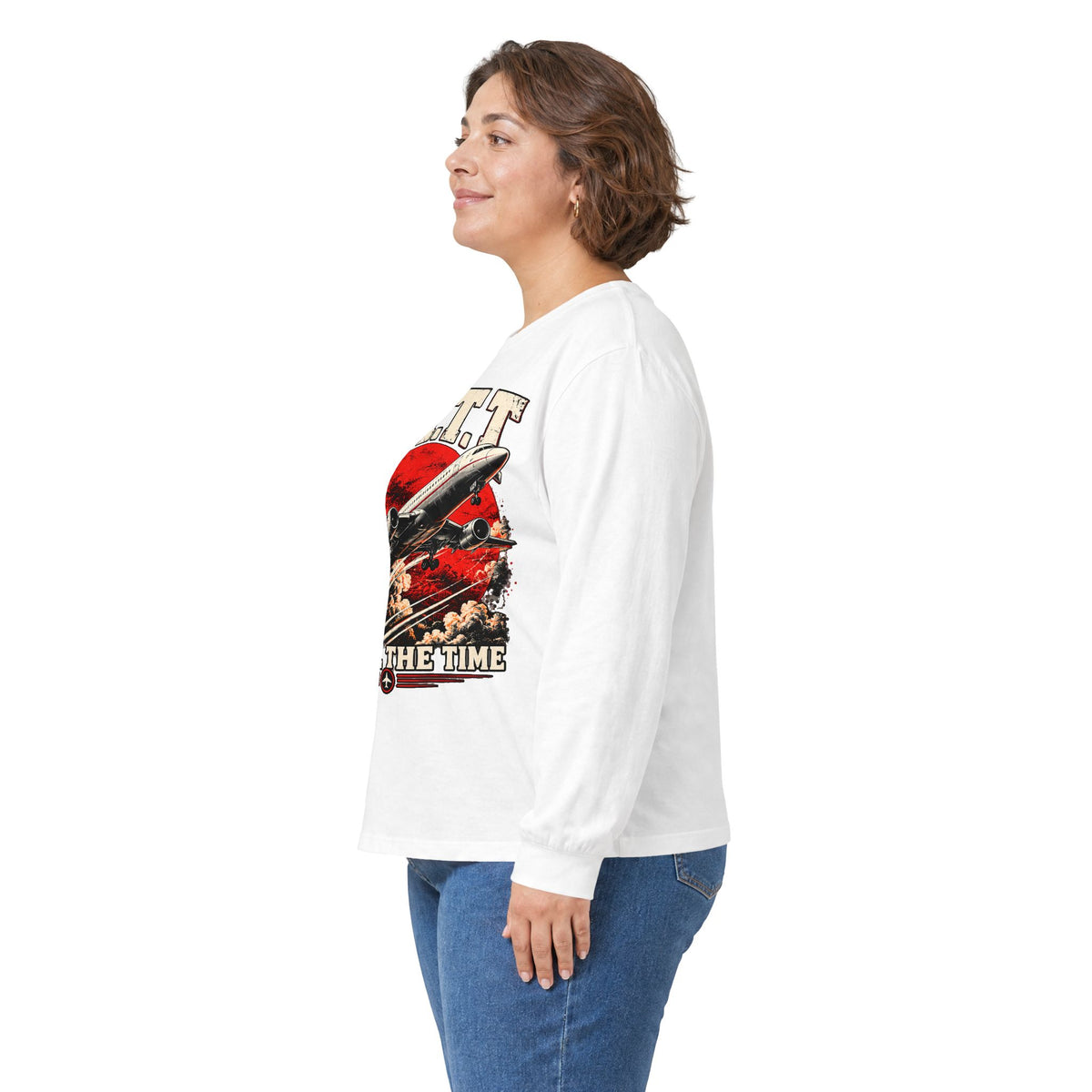 F.A.T.T Vintage Flight Graphic Long Sleeve
