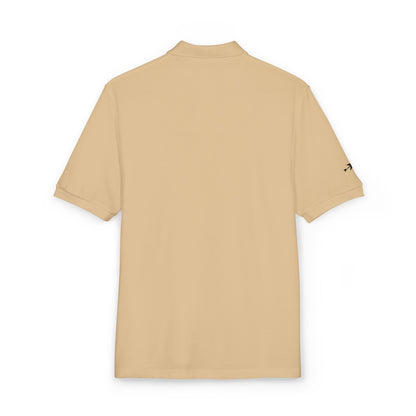 F.A.T.T Signature Embroidered Polo — Stone / Black
