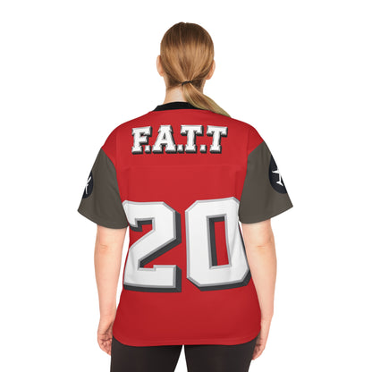 F.A.T.T #20 Football Jersey — Tampa Bay | Red / Pewter