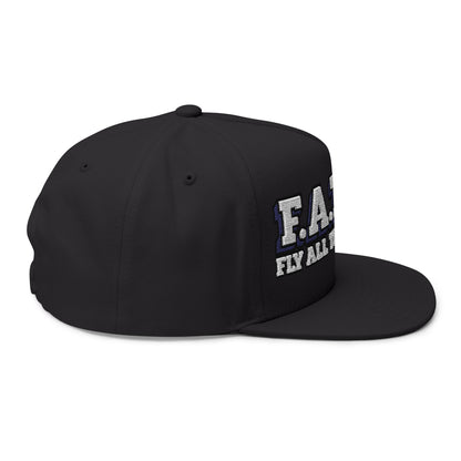 F.A.T.T Houston Jersey Matching Snapback — Navy / Red | Cotton