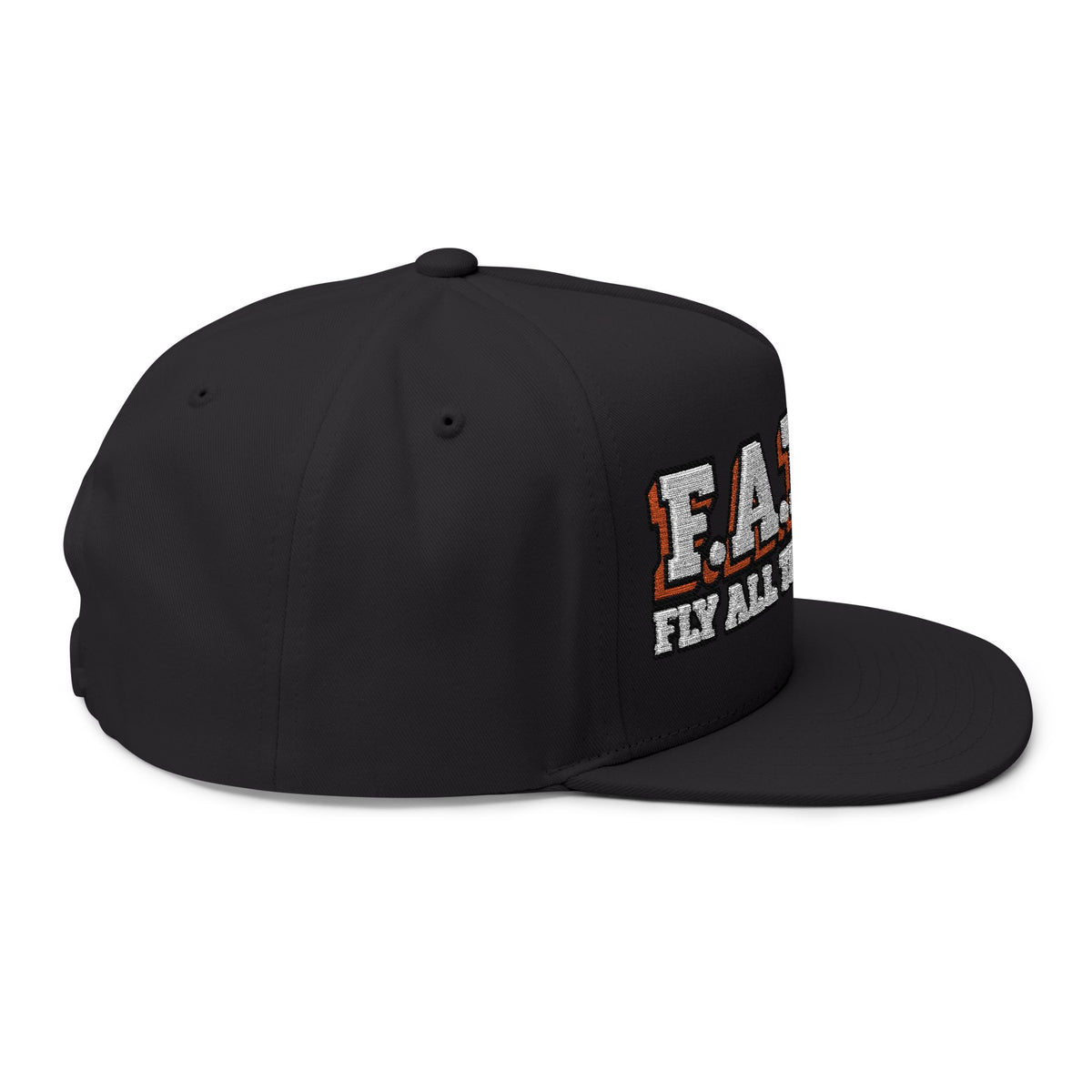 F.A.T.T Cincinnati Jersey Matching Snapback — Orange / Black | Cotton