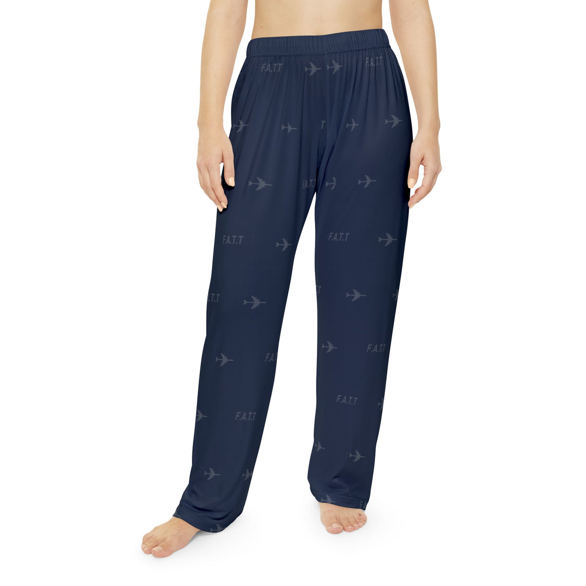 F.A.T.T Women's Flight Lounge Pants — Navy / Cream