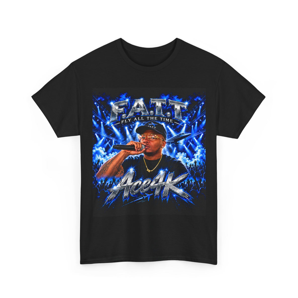 F.A.T.T Ace4K Graphic Tee — Matching Colors | 15×17 Front + Back