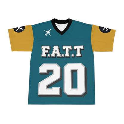 F.A.T.T #20 Football Jersey — Jacksonville | Teal / Gold