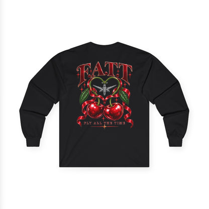 F.A.T.T Women’s Cherry Bow Graphic Long Sleeve