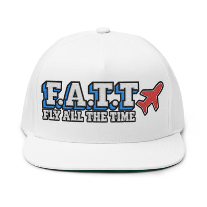 F.A.T.T Tennessee Jersey Matching Snapback — Light Blue / Red | Cotton