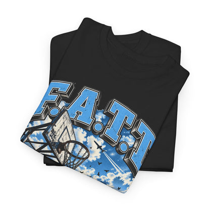 F.A.T.T Rooftop Hoops Graphic Tee — UNC | Cotton S–5XL