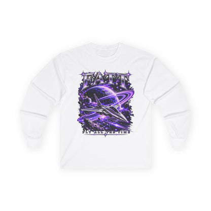 F.A.T.T Purple Space Flight Graphic Long Sleeve