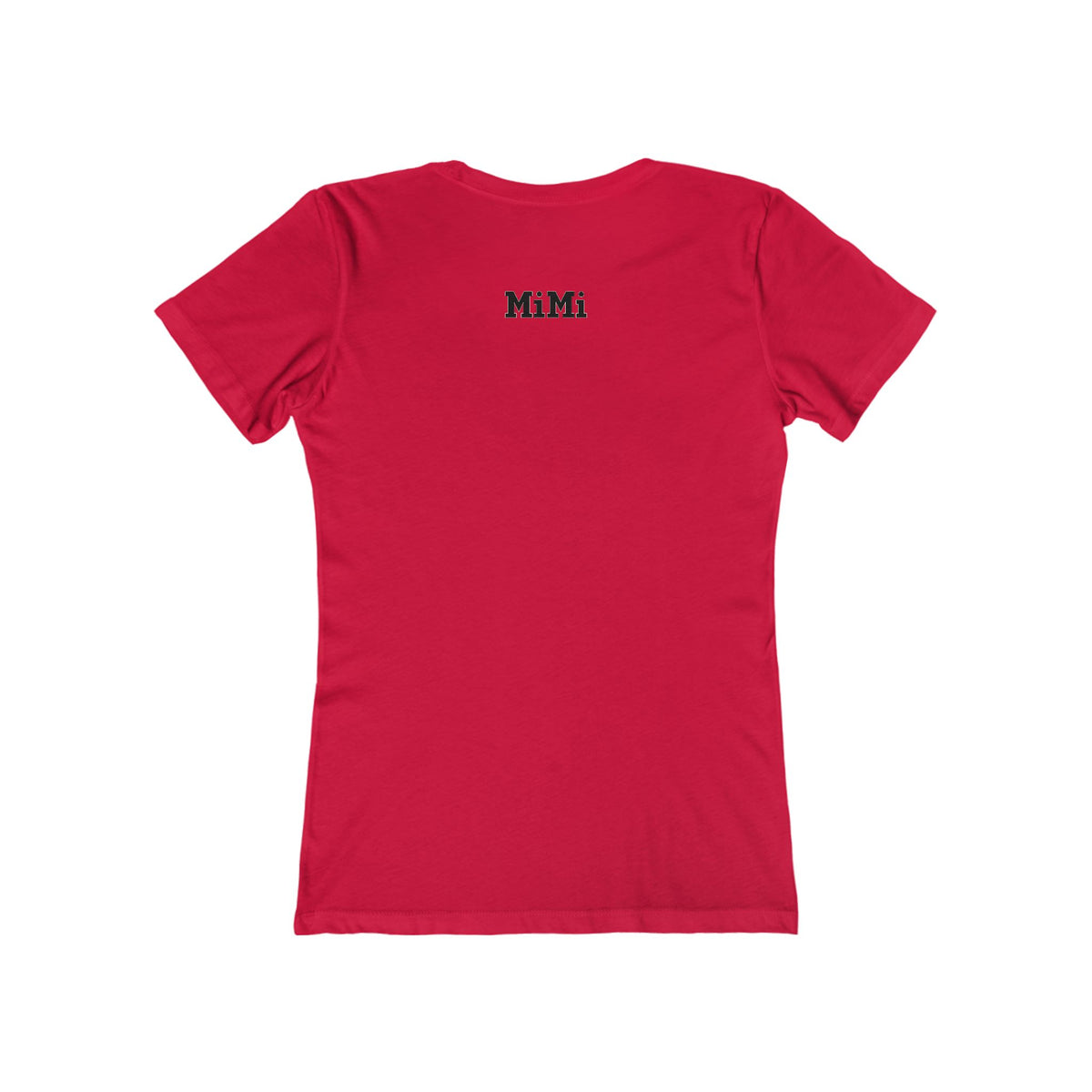 MiMi by FATT Women’s Cotton T-Shirt — Red & Black
