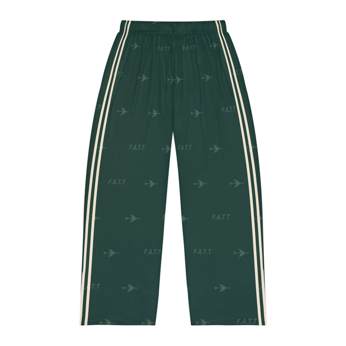 F.A.T.T Men's Flight Lounge Pants — Forest Green / Cream