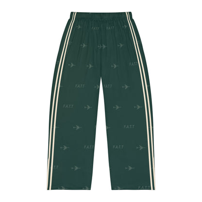 F.A.T.T Men's Flight Lounge Pants — Forest Green / Cream