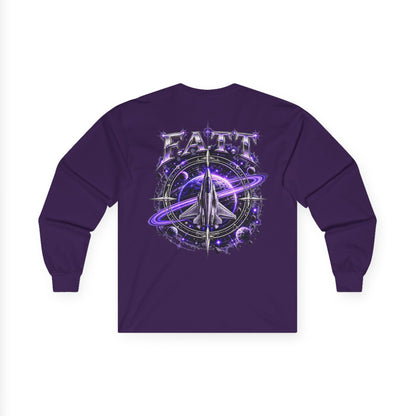 F.A.T.T Purple Space Flight Graphic Long Sleeve