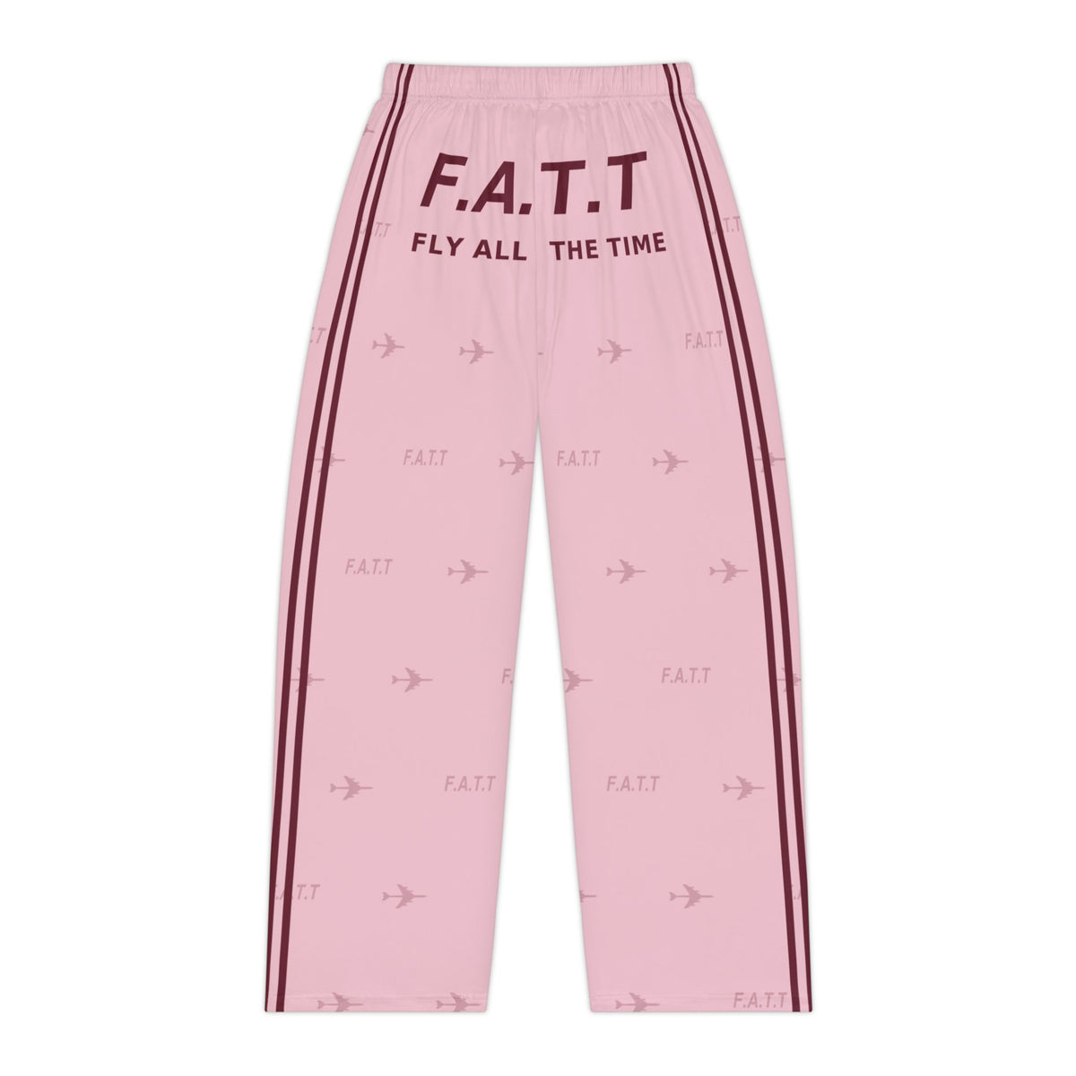 F.A.T.T Women's Flight Lounge Pants — Blush / Burgundy