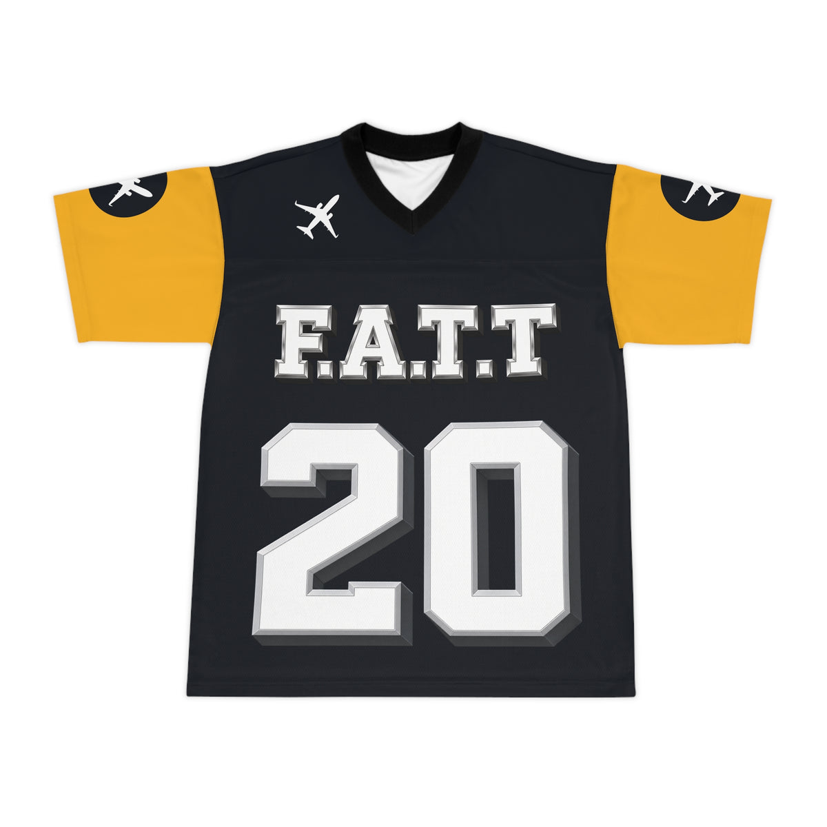 F.A.T.T #20 Football Jersey — Pittsburgh | Black / Gold