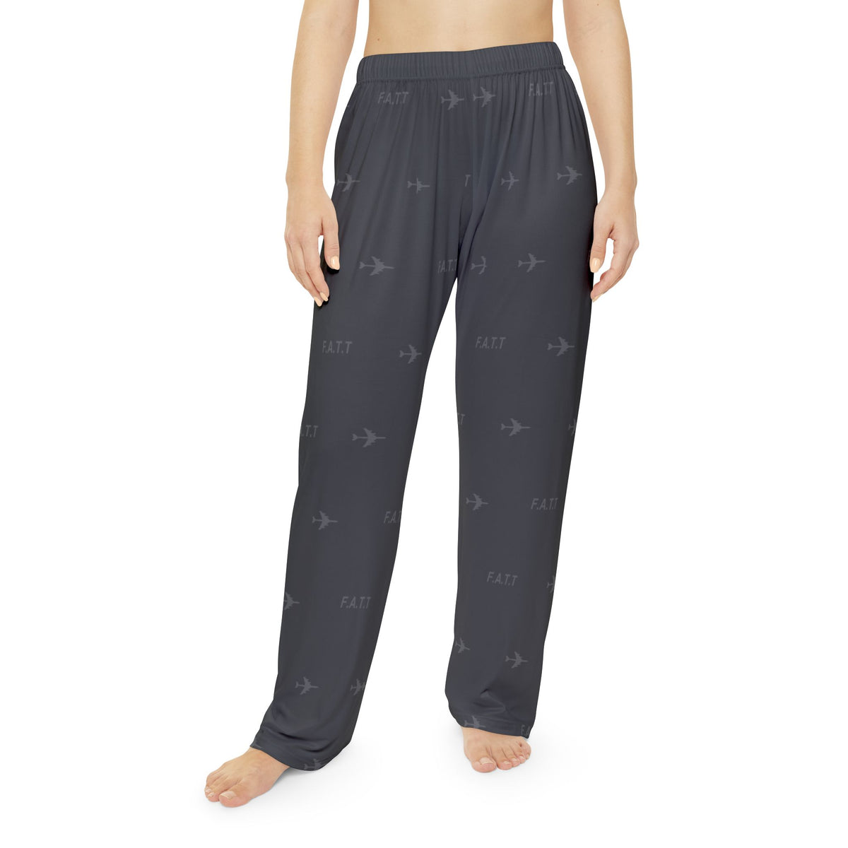 F.A.T.T Women's Flight Lounge Pants — Charcoal / Silver