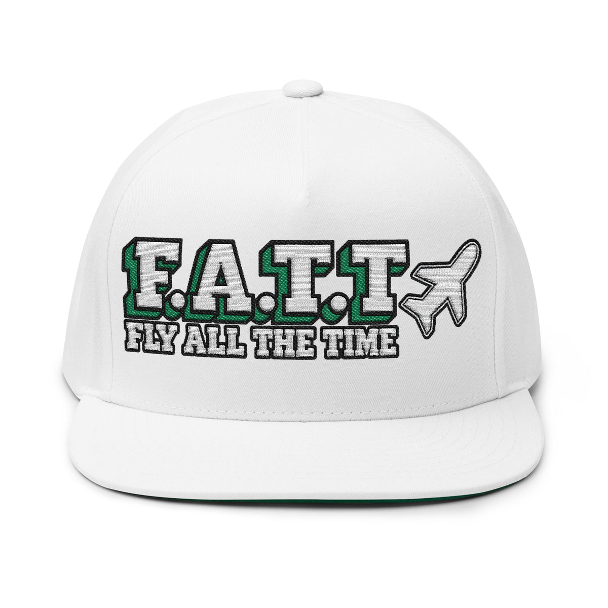 F.A.T.T New York Green Jersey Matching Snapback — Green / White | Cotton